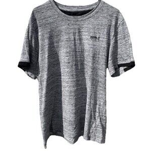 Vintage Buffalo David Bitton Graphic Black Gray  Crew Neck Tee Sz XL